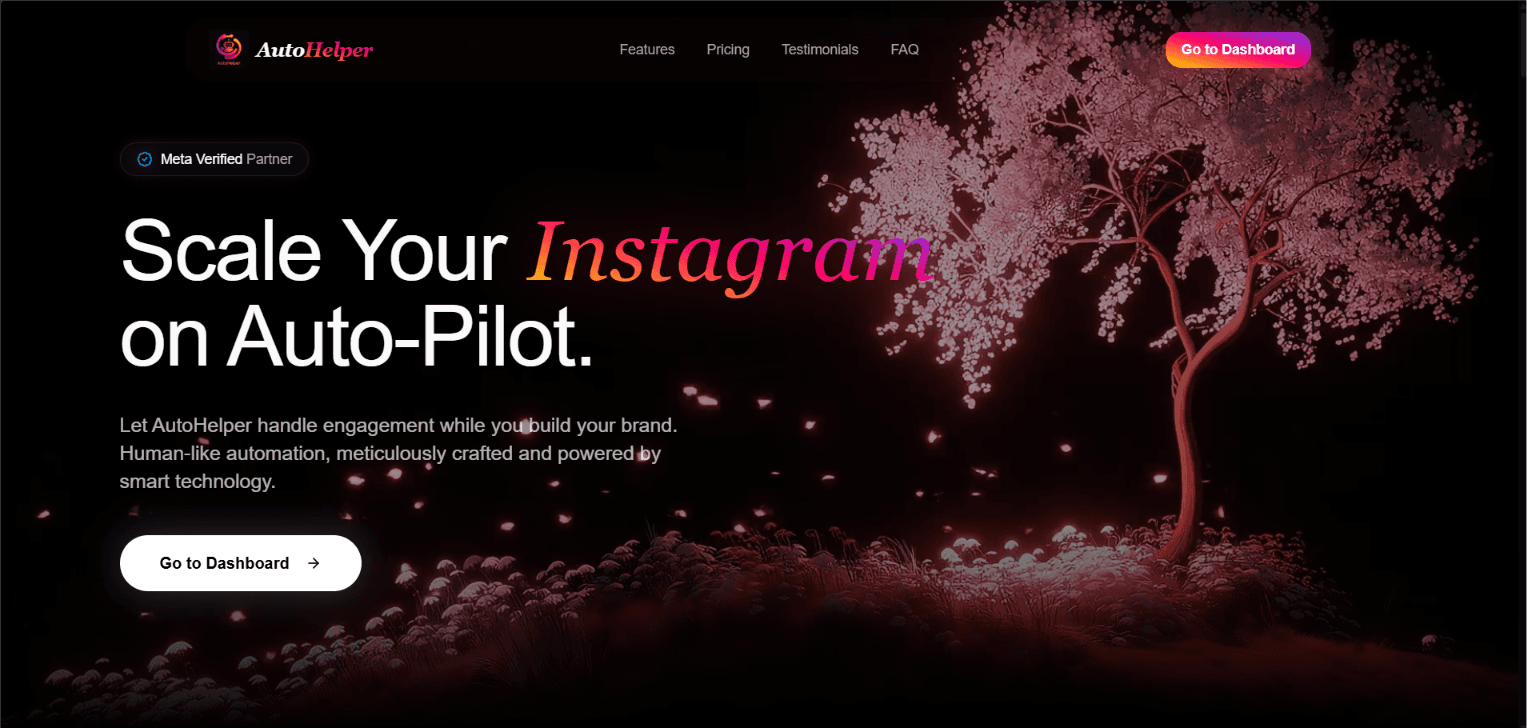 AutoHelper – AI-Powered Instagram Automation Platform