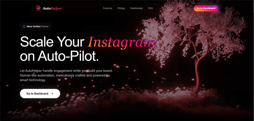 AutoHelper – AI-Powered Instagram Automation Platform