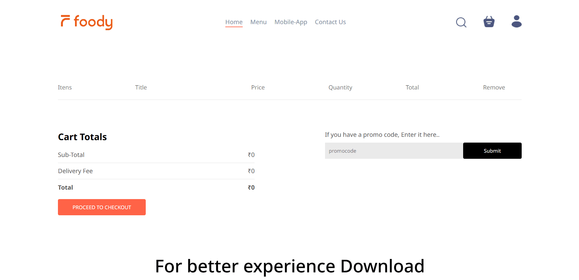 Foody – Online Food Ordering Web App screenshot 2